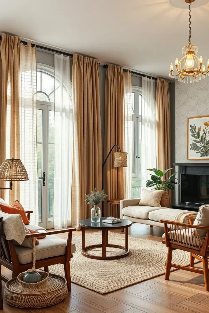 64 Curtains Living Room Ideas 2026: Stylish, Modern, and Creative Curtain Trends for Every Home