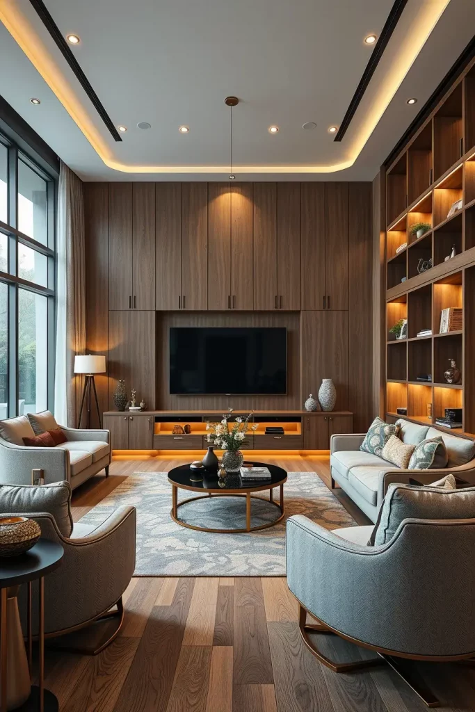 64 Living Room TV Wall Ideas 2026: Modern Designs for a Stylish Home