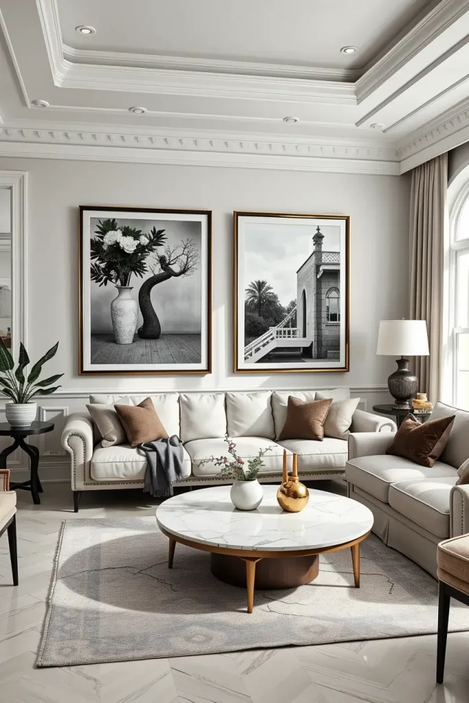 62 Living Room Wall Decoration Ideas 2026: Modern Trends and Stylish Wall Design Inspirations