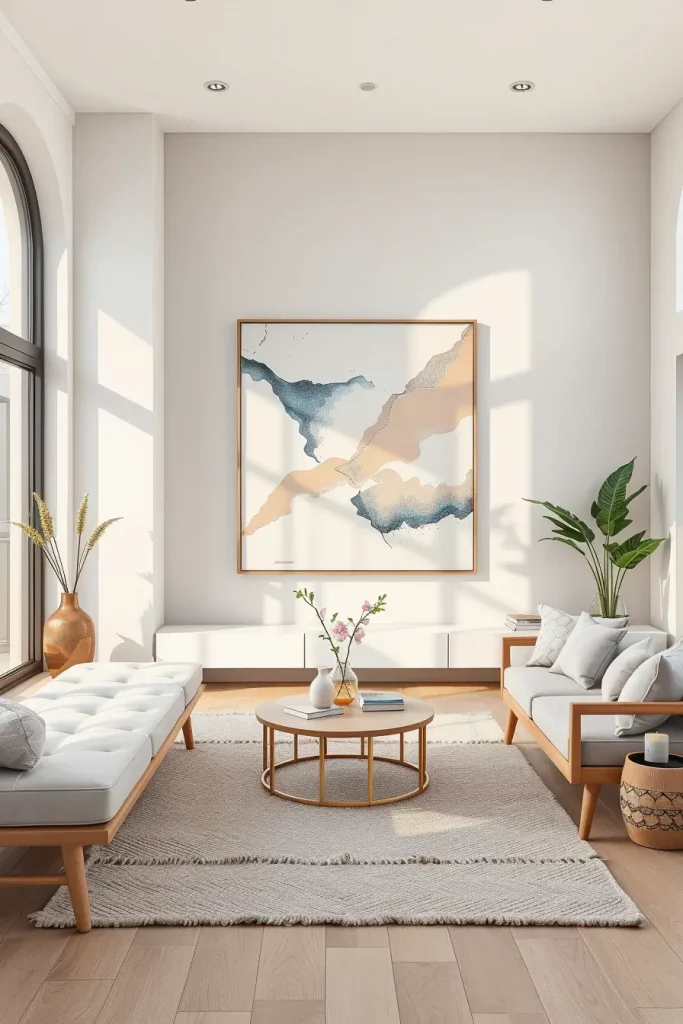 62 Living Room Wall Decoration Ideas 2026: Modern Trends and Stylish Wall Design Inspirations