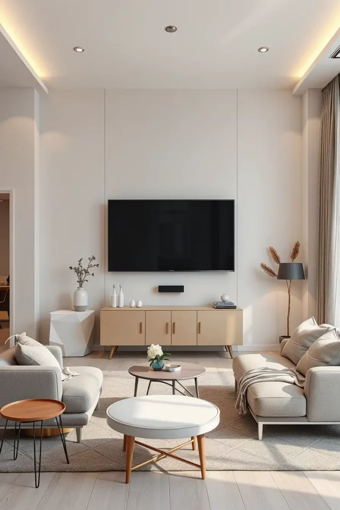 64 Living Room TV Wall Ideas 2026: Modern Designs for a Stylish Home