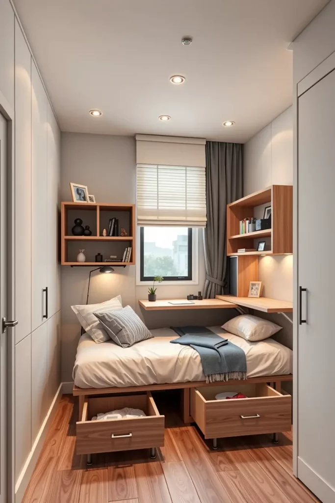 64 Tiny Bedroom Design 2026: Modern Ideas for Small and Stylish Spaces