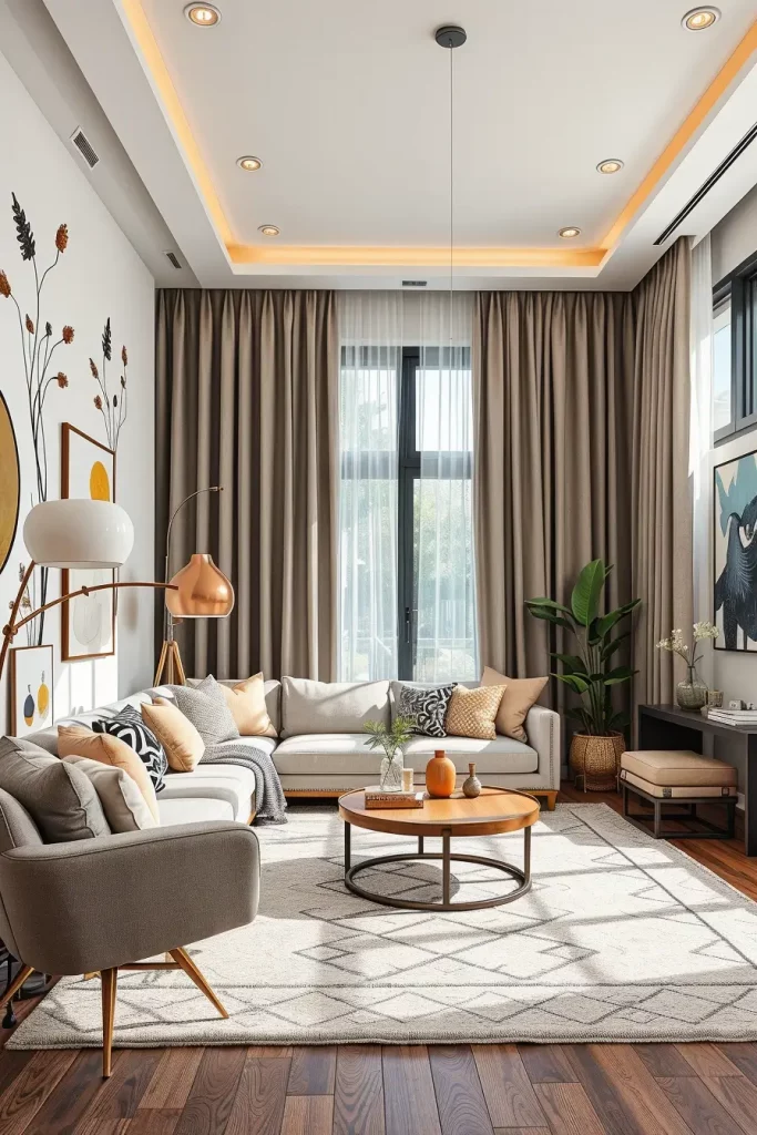 64 Curtains Living Room Ideas 2026: Stylish, Modern, and Creative Curtain Trends for Every Home