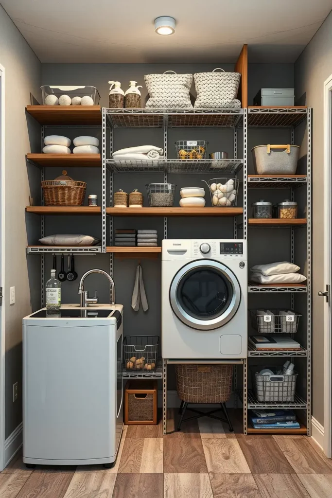 64 Laundry Room Shelves Ideas 2026: Stylish, Modern & Creative Storage Designs