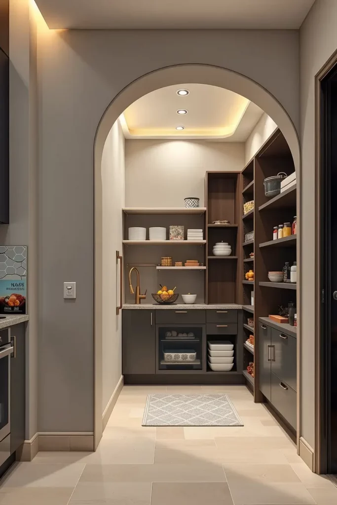 64 Pantry Remodel Ideas 2026: Stylish, Modern, and Unique Curved Pantry Designs
