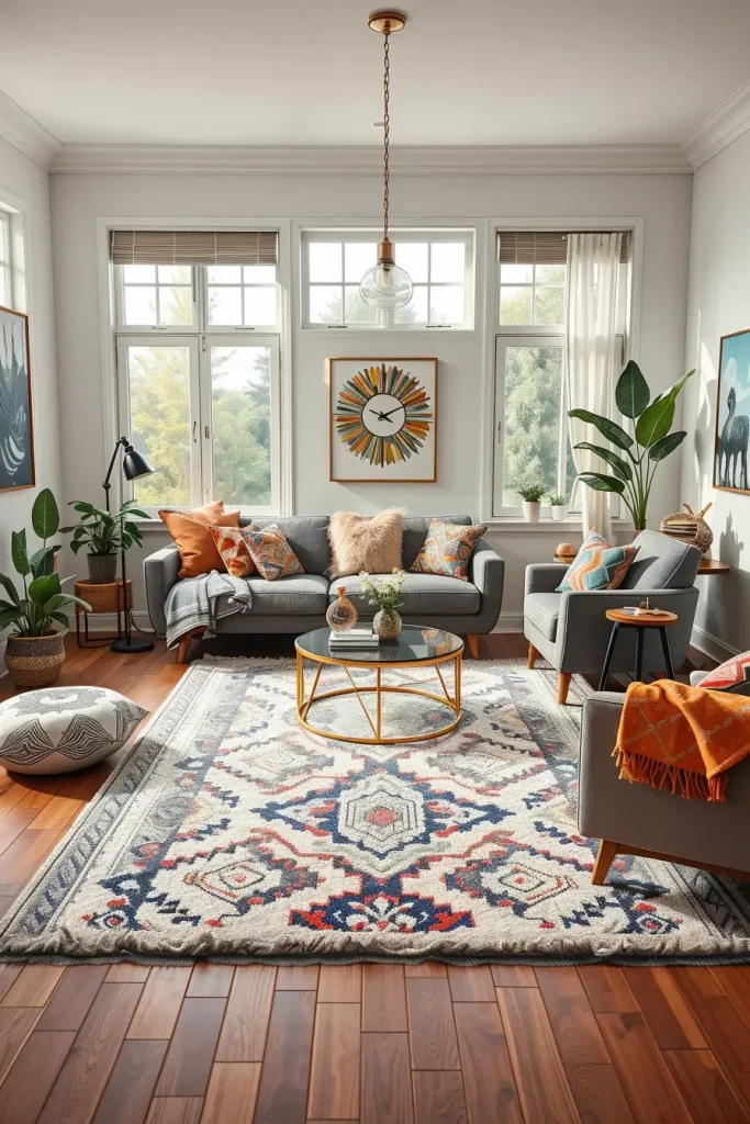 64 Rugs for Living Room Ideas 2026: Modern Decor Trends for a Stylish Home