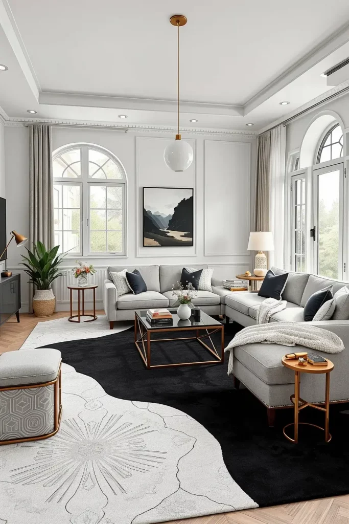 64 Rugs for Living Room Ideas 2026: Modern Decor Trends for a Stylish Home