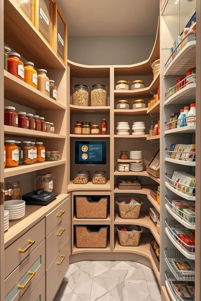 64 Pantry Remodel Ideas 2026: Stylish, Modern, and Unique Curved Pantry Designs