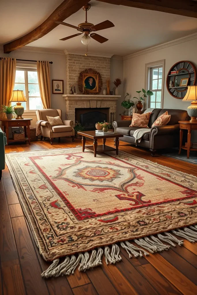 64 Rugs for Living Room Ideas 2026: Modern Decor Trends for a Stylish Home