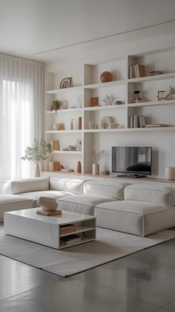 64 Whites Living Room Ideas 2026 for a Bright and Modern Home