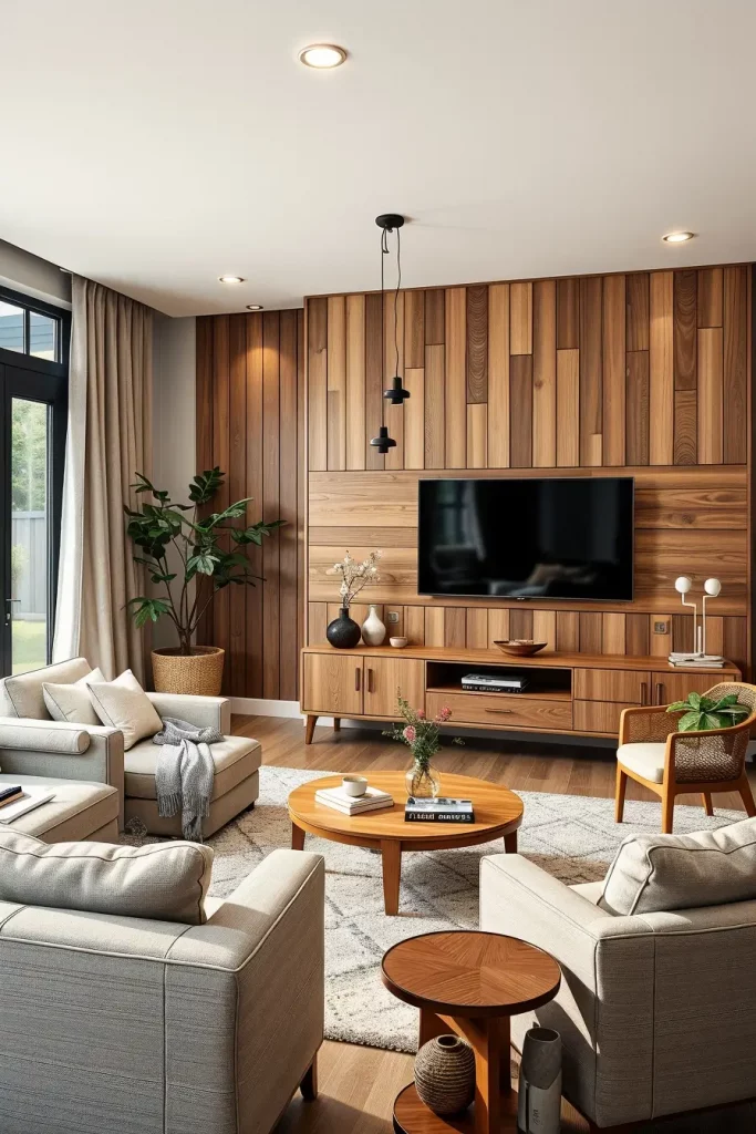 64 Living Room TV Wall Ideas 2026: Modern Designs for a Stylish Home