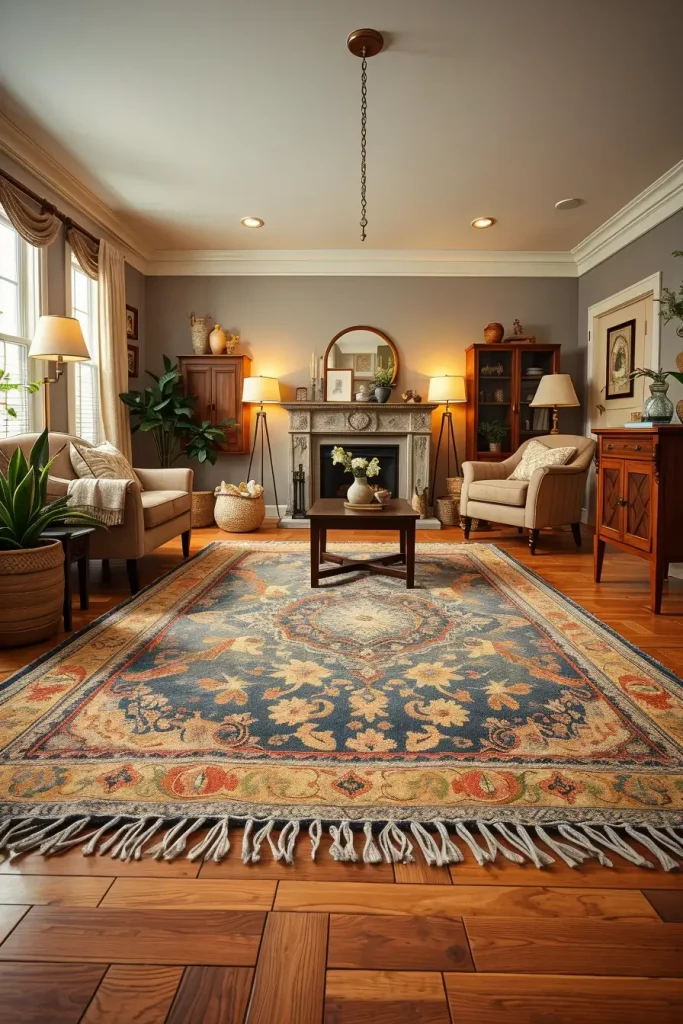 64 Rugs for Living Room Ideas 2026: Modern Decor Trends for a Stylish Home