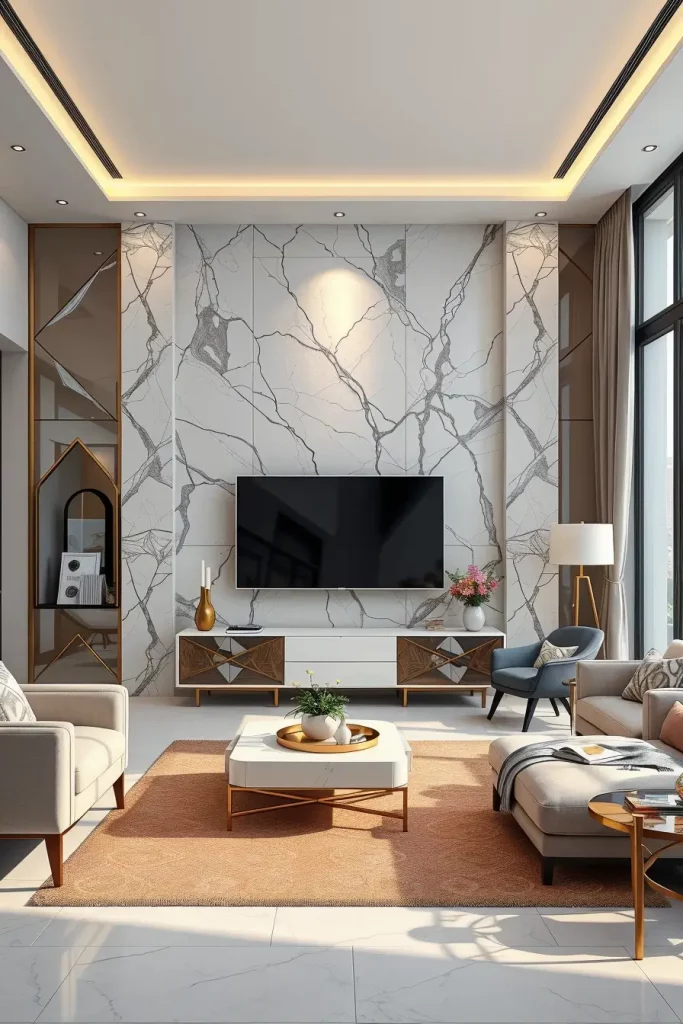 64 Living Room TV Wall Ideas 2026: Modern Designs for a Stylish Home