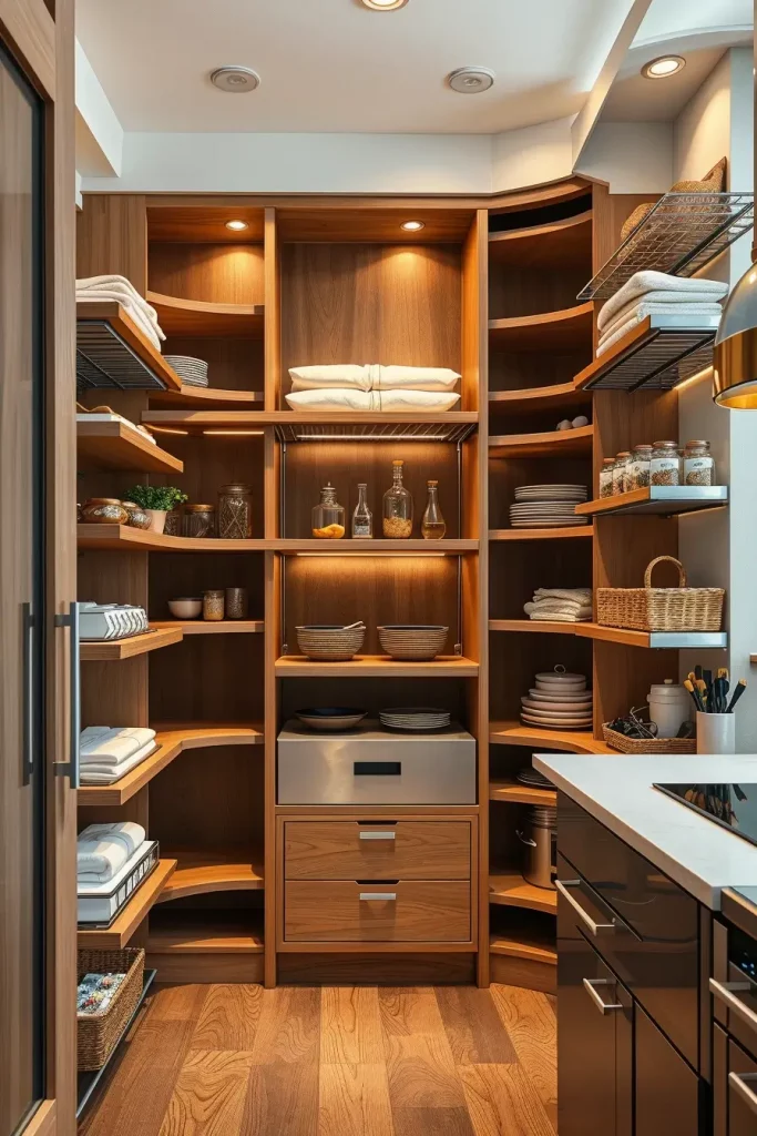 64 Pantry Remodel Ideas 2026: Stylish, Modern, and Unique Curved Pantry Designs