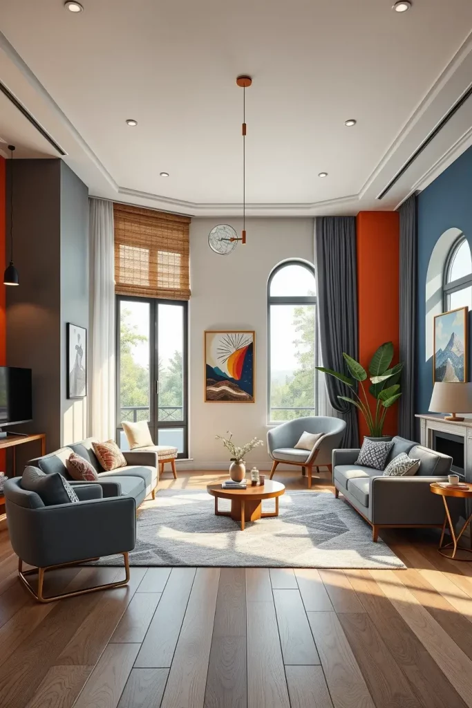 62 Living Room Wall Decoration Ideas 2026: Modern Trends and Stylish Wall Design Inspirations