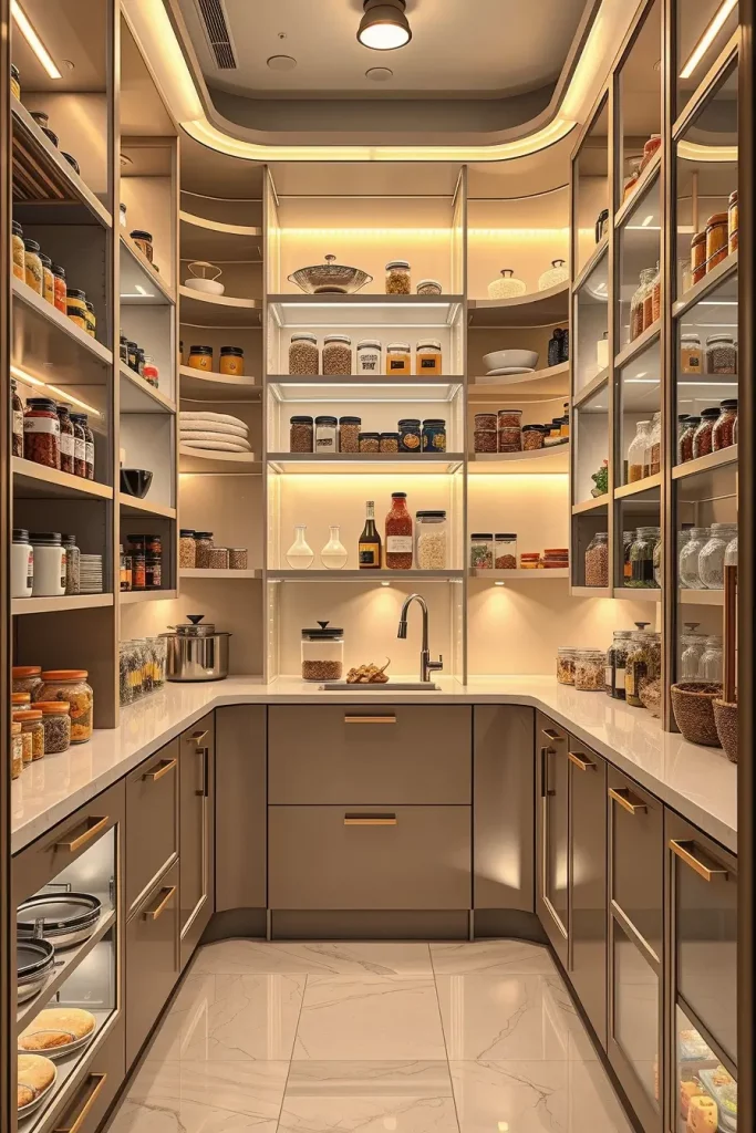 64 Pantry Remodel Ideas 2026: Stylish, Modern, and Unique Curved Pantry Designs