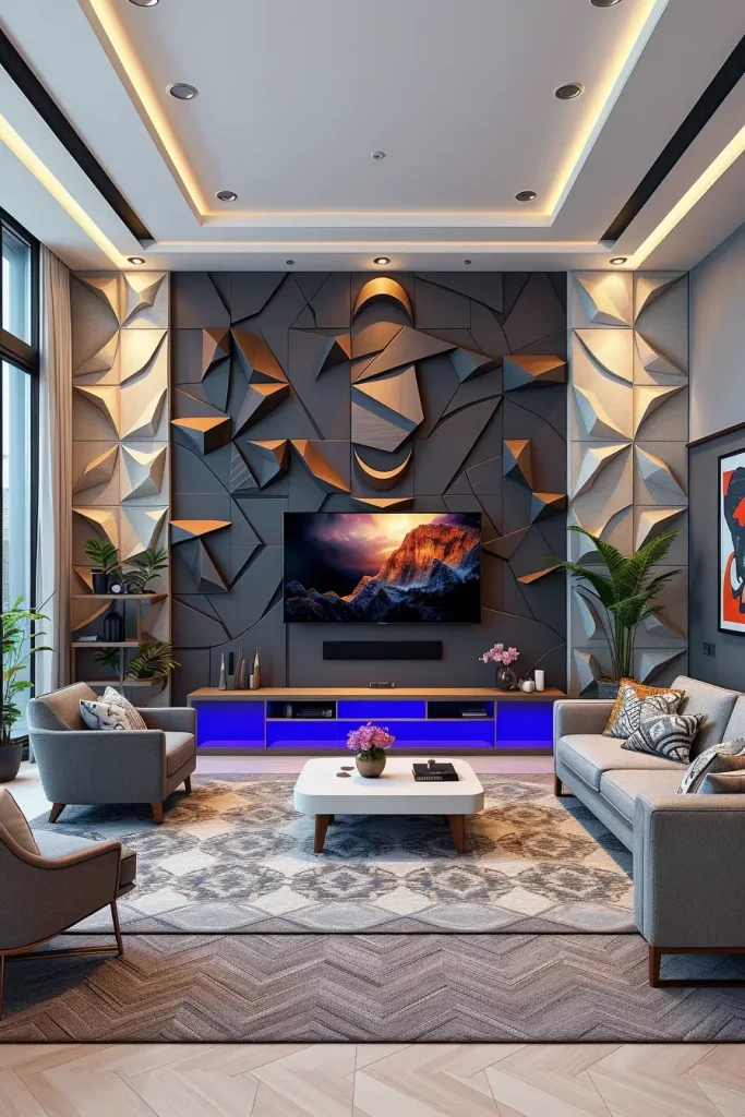 64 Living Room TV Wall Ideas 2026: Modern Designs for a Stylish Home