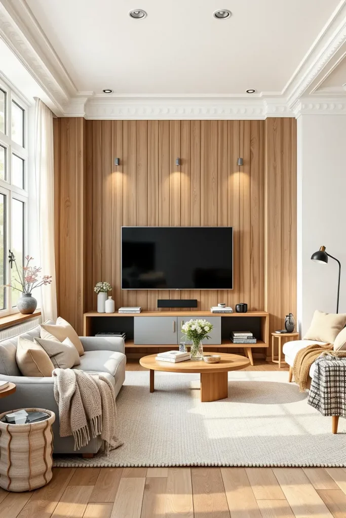 64 Living Room TV Wall Ideas 2026: Modern Designs for a Stylish Home