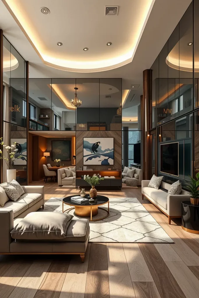 62 Living Room Wall Decoration Ideas 2026: Modern Trends and Stylish Wall Design Inspirations