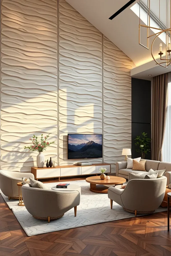 62 Living Room Wall Decoration Ideas 2026: Modern Trends and Stylish Wall Design Inspirations