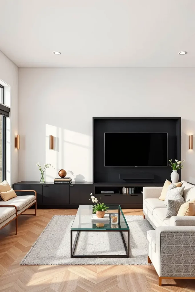 64 Living Room TV Wall Ideas 2026: Modern Designs for a Stylish Home