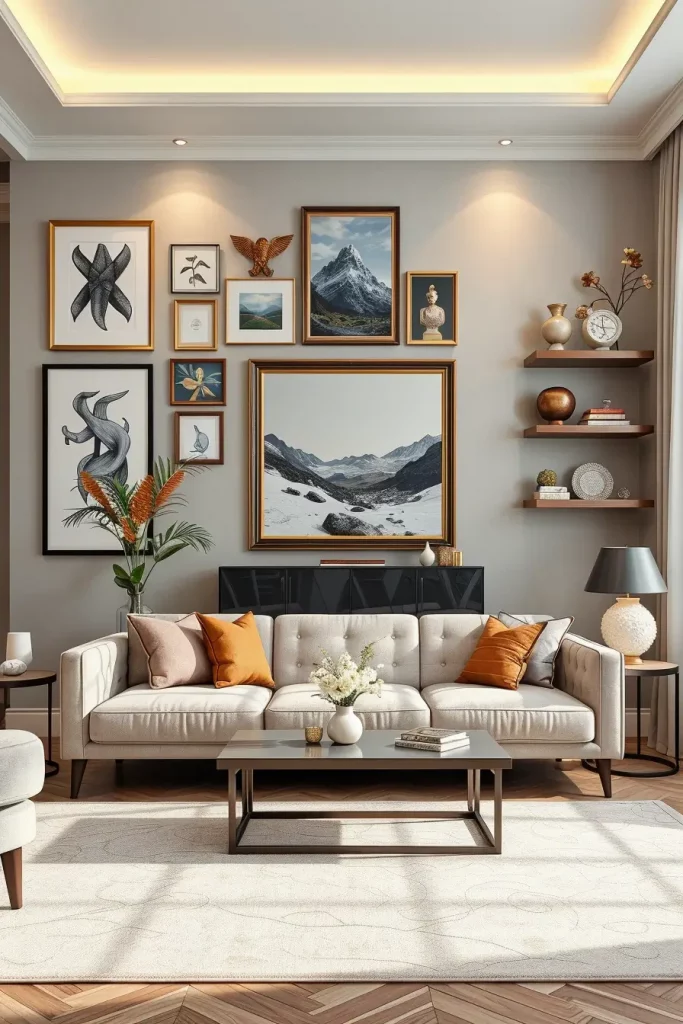 64 Wall Decor for Living Room 2026: Modern Ideas for a Stylish Home