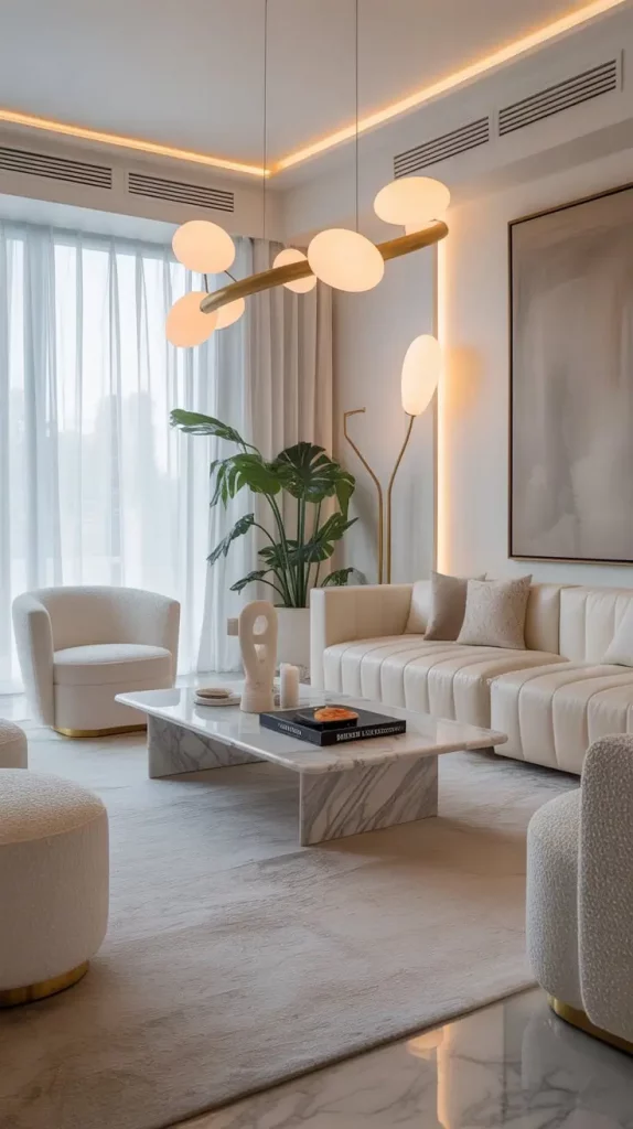 64 Whites Living Room Ideas 2026 for a Bright and Modern Home