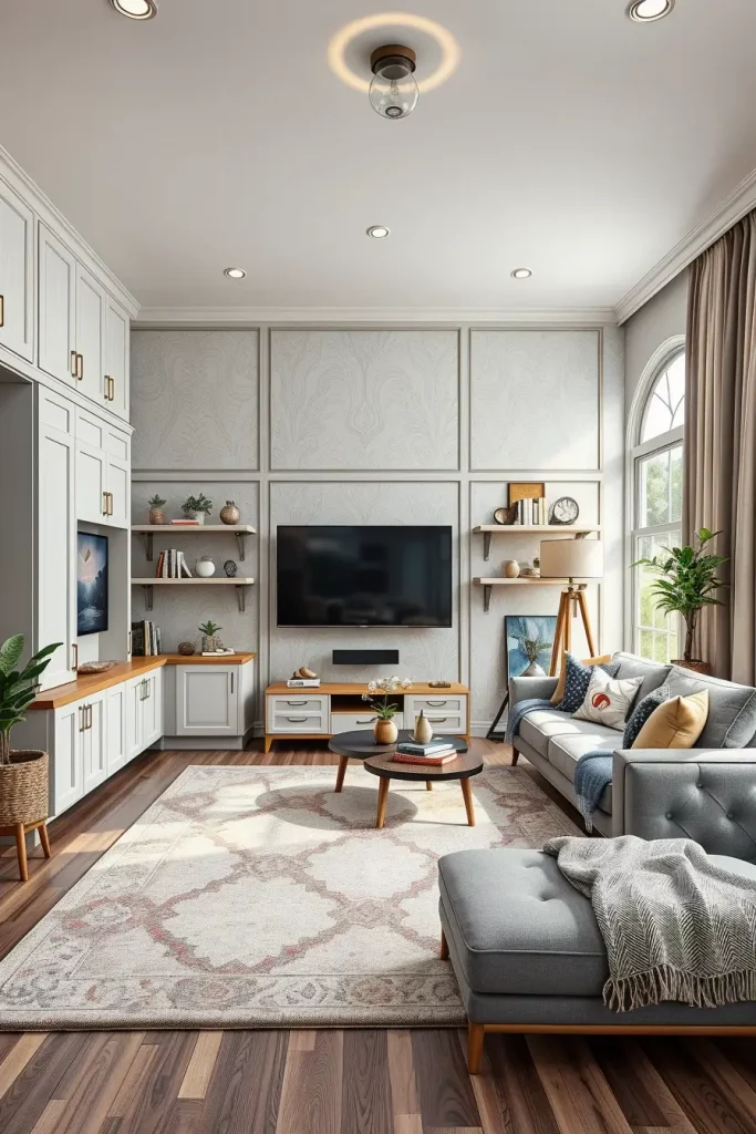 64 Living Room TV Wall Ideas 2026: Modern Designs for a Stylish Home