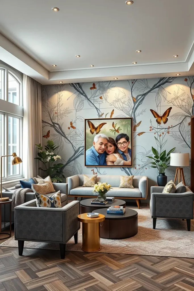 62 Living Room Wall Decoration Ideas 2026: Modern Trends and Stylish Wall Design Inspirations