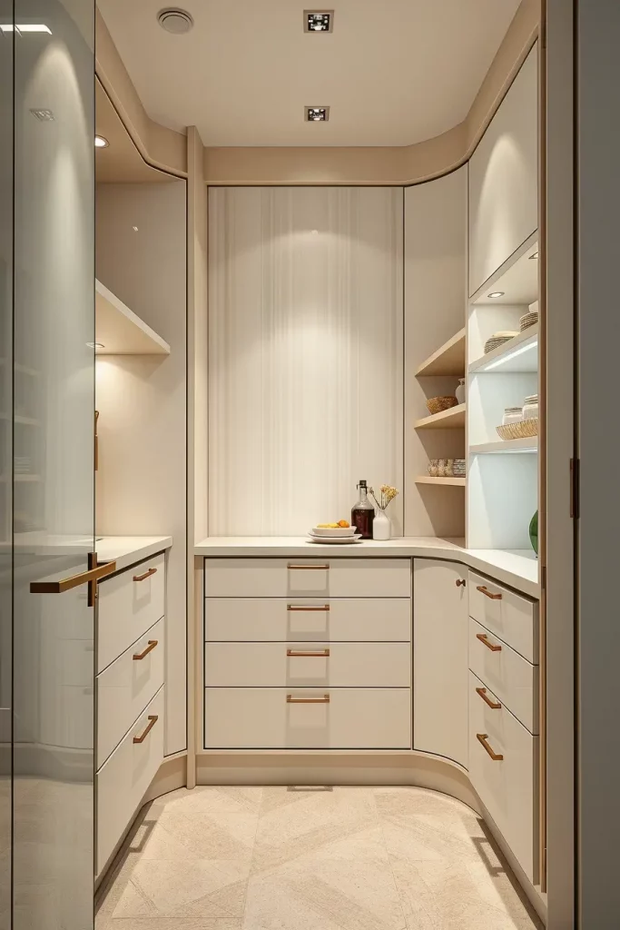 64 Pantry Remodel Ideas 2026: Stylish, Modern, and Unique Curved Pantry Designs