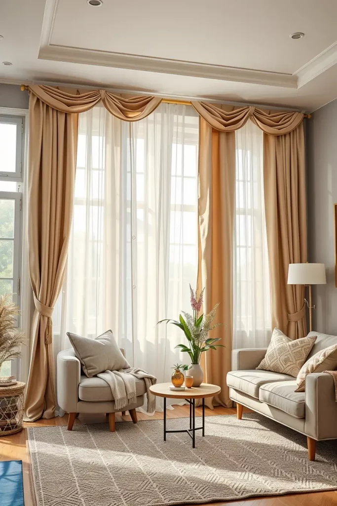64 Curtains Living Room Ideas 2026: Stylish, Modern, and Creative Curtain Trends for Every Home