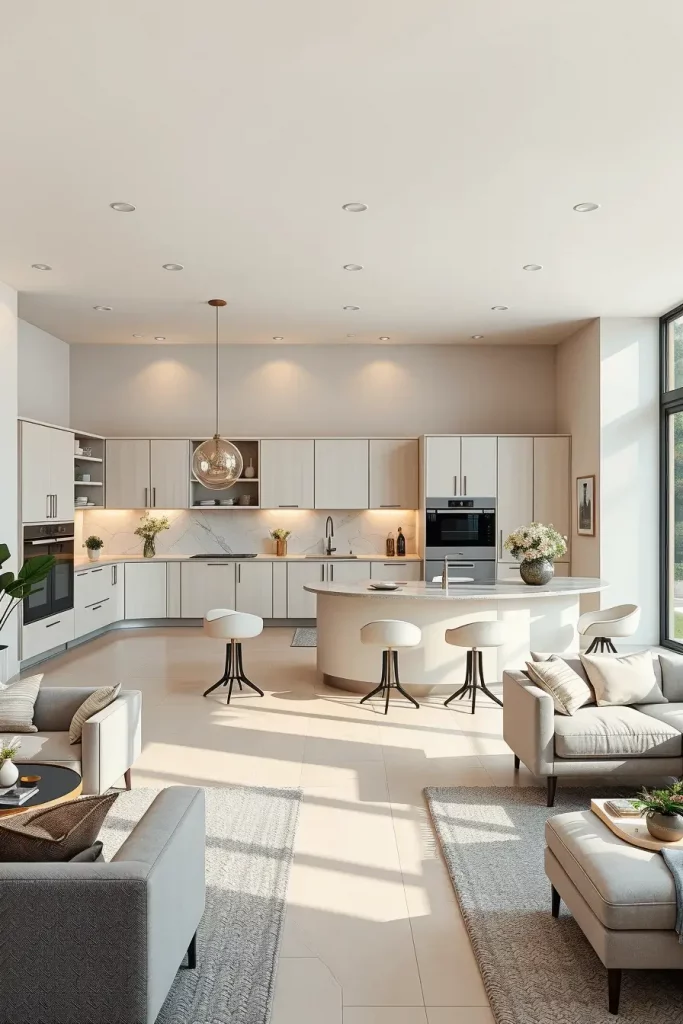 65 Open Kitchen Renovation Ideas 2026: Stylish Curved & Designer Open Kitchens