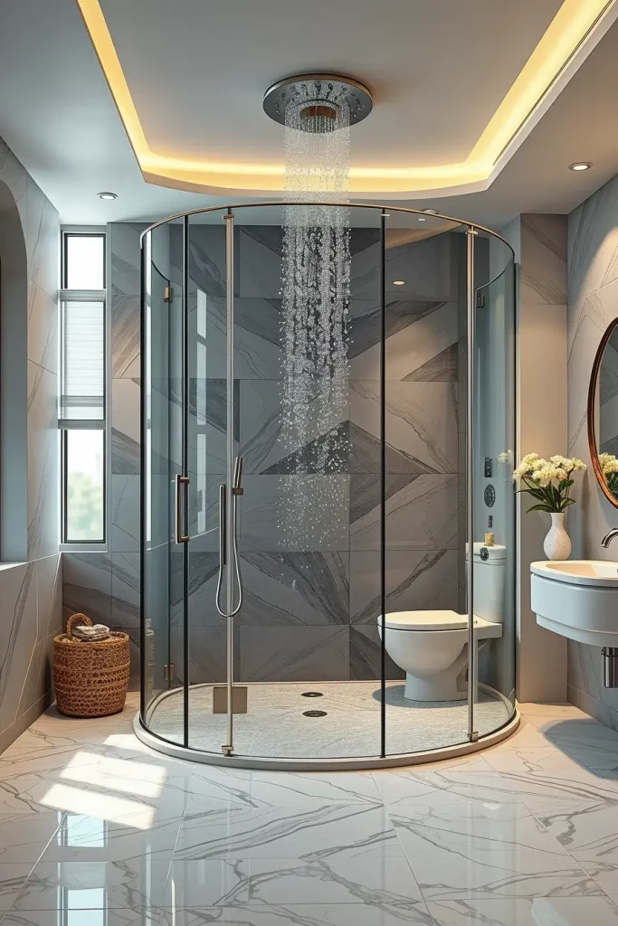 64 Shower Renovation Ideas 2026: Modern Curved, Oval & Designer Showers