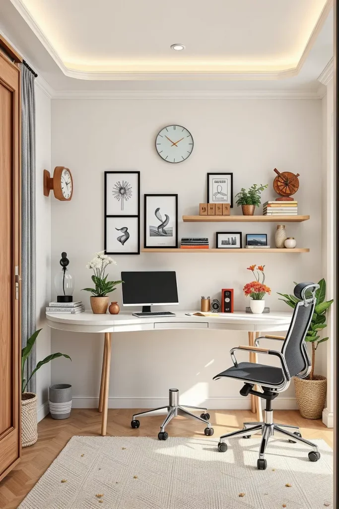 62 Home Office Desk Ideas 2026: Curved, Oval & Designer Desks for Modern Workspaces