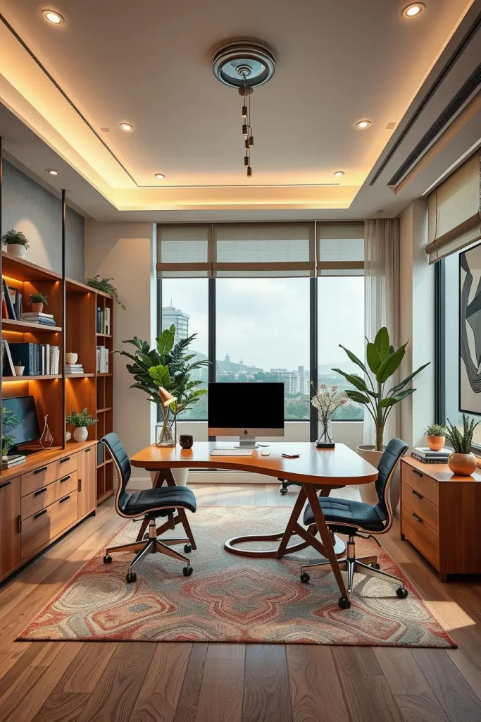 62 Home Office Desk Ideas 2026: Curved, Oval & Designer Desks for Modern Workspaces