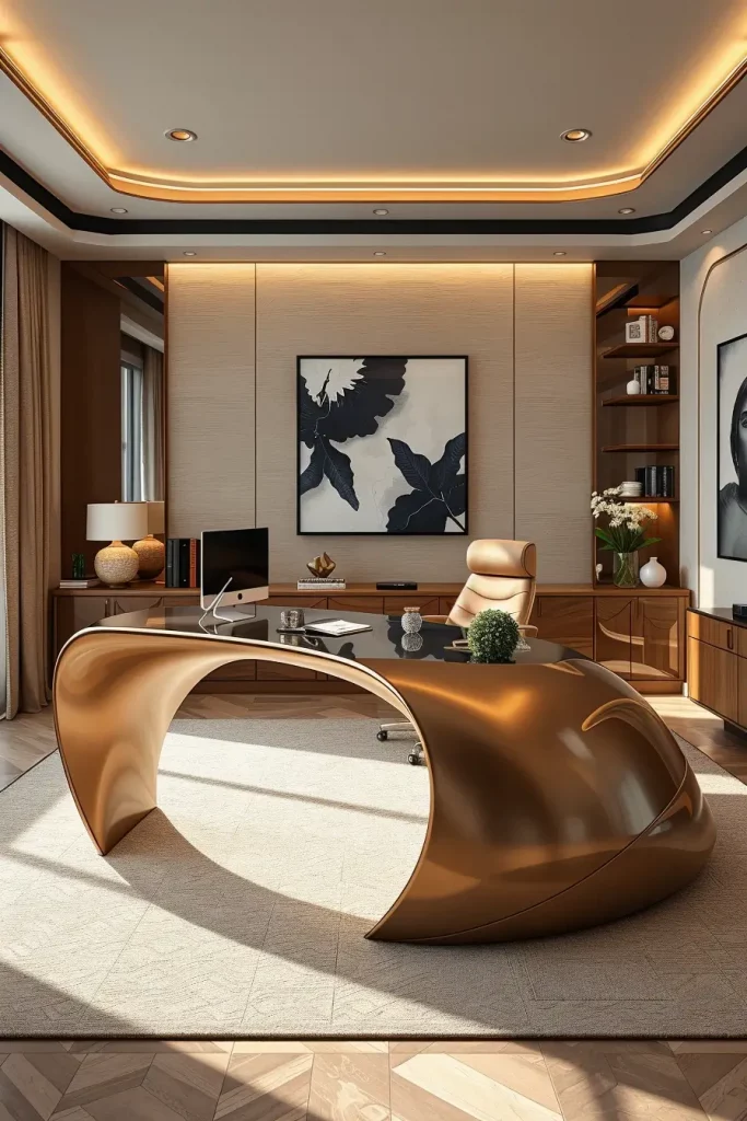 62 Home Office Desk Ideas 2026: Curved, Oval & Designer Desks for Modern Workspaces