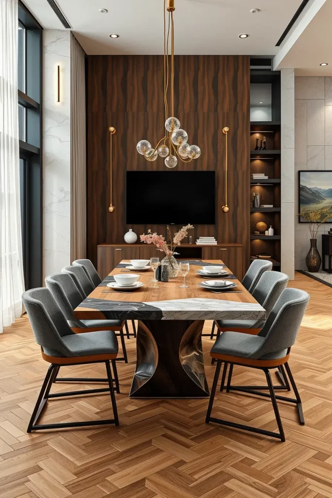 63 Dining Table Ideas 2026: Stylish Curved, Designer & Modern Dining Tables