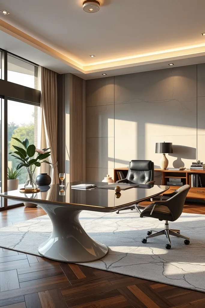 62 Home Office Desk Ideas 2026: Curved, Oval & Designer Desks for Modern Workspaces
