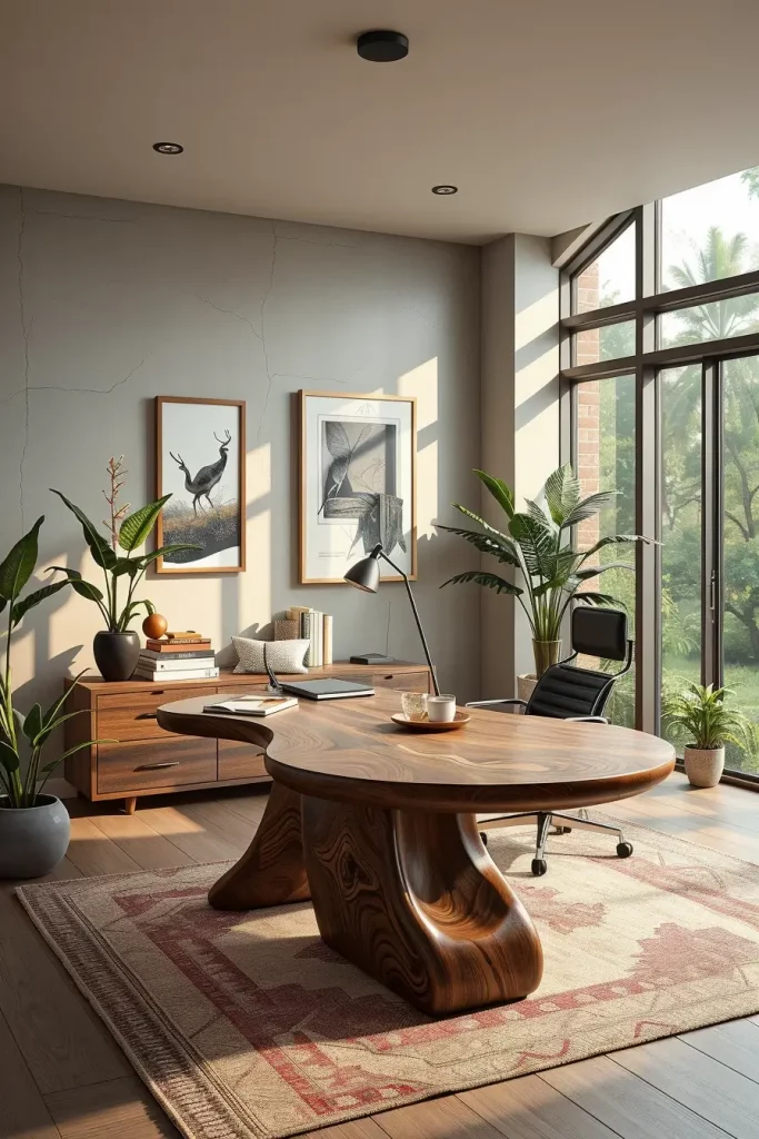 62 Home Office Desk Ideas 2026: Curved, Oval & Designer Desks for Modern Workspaces