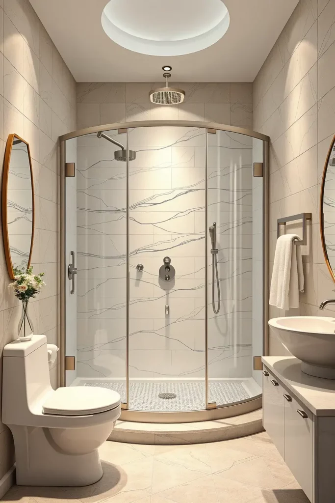 64 Shower Renovation Ideas 2026: Modern Curved, Oval & Designer Showers
