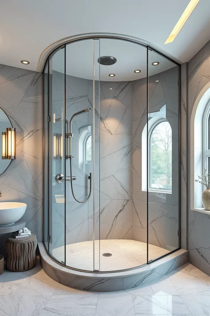 64 Shower Renovation Ideas 2026: Modern Curved, Oval & Designer Showers