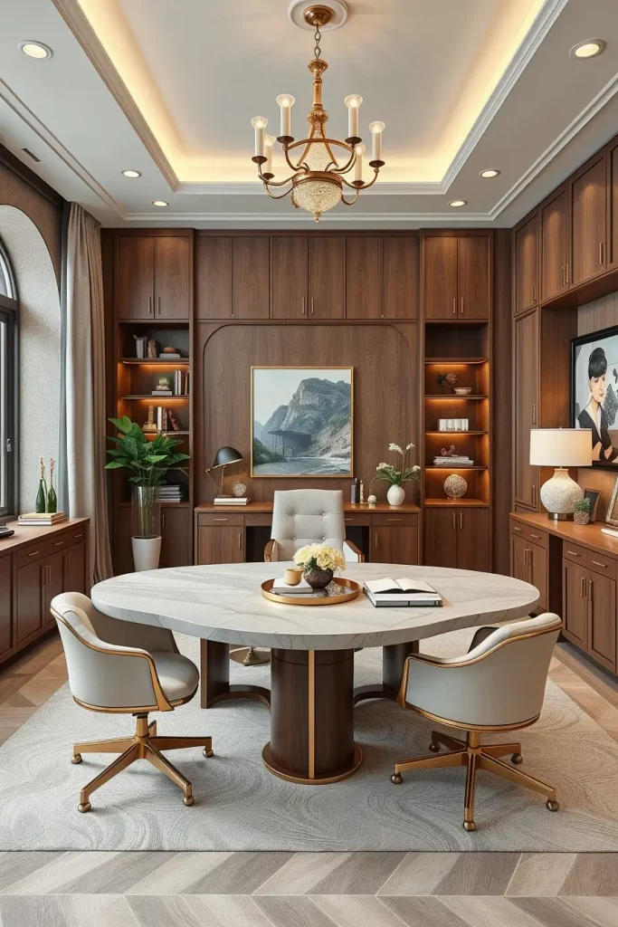 62 Home Office Desk Ideas 2026: Curved, Oval & Designer Desks for Modern Workspaces