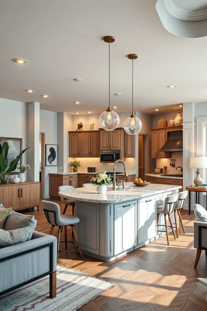 65 Open Kitchen Renovation Ideas 2026: Stylish Curved & Designer Open Kitchens