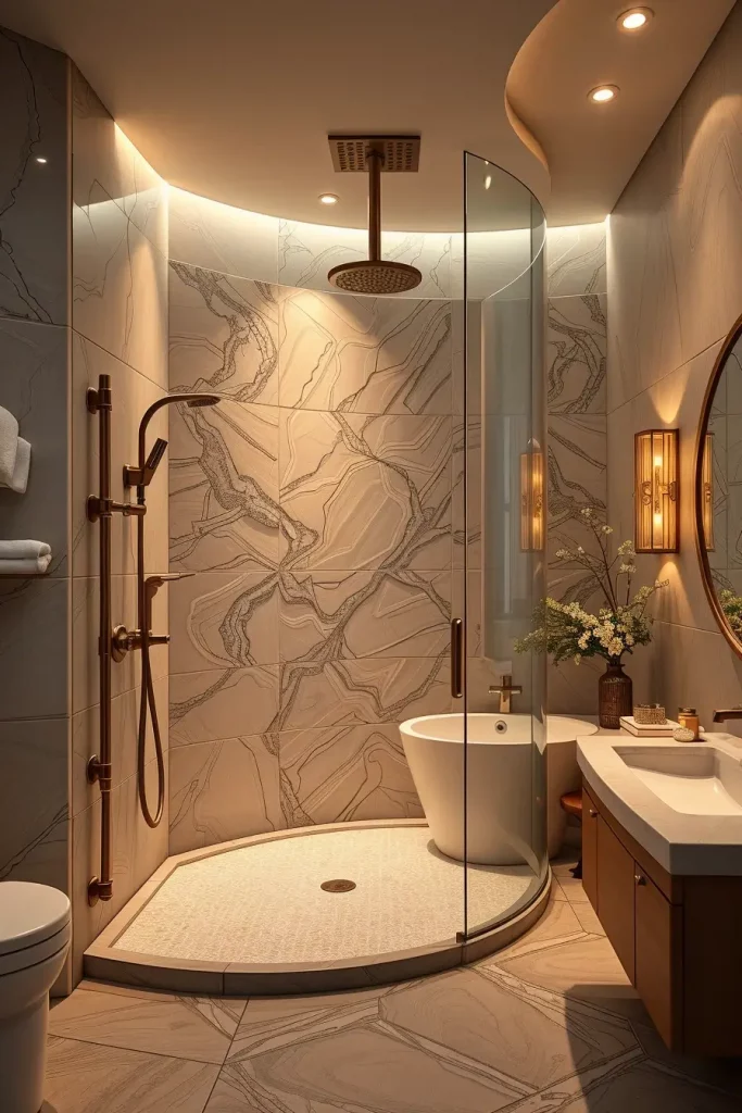 64 Shower Renovation Ideas 2026: Modern Curved, Oval & Designer Showers