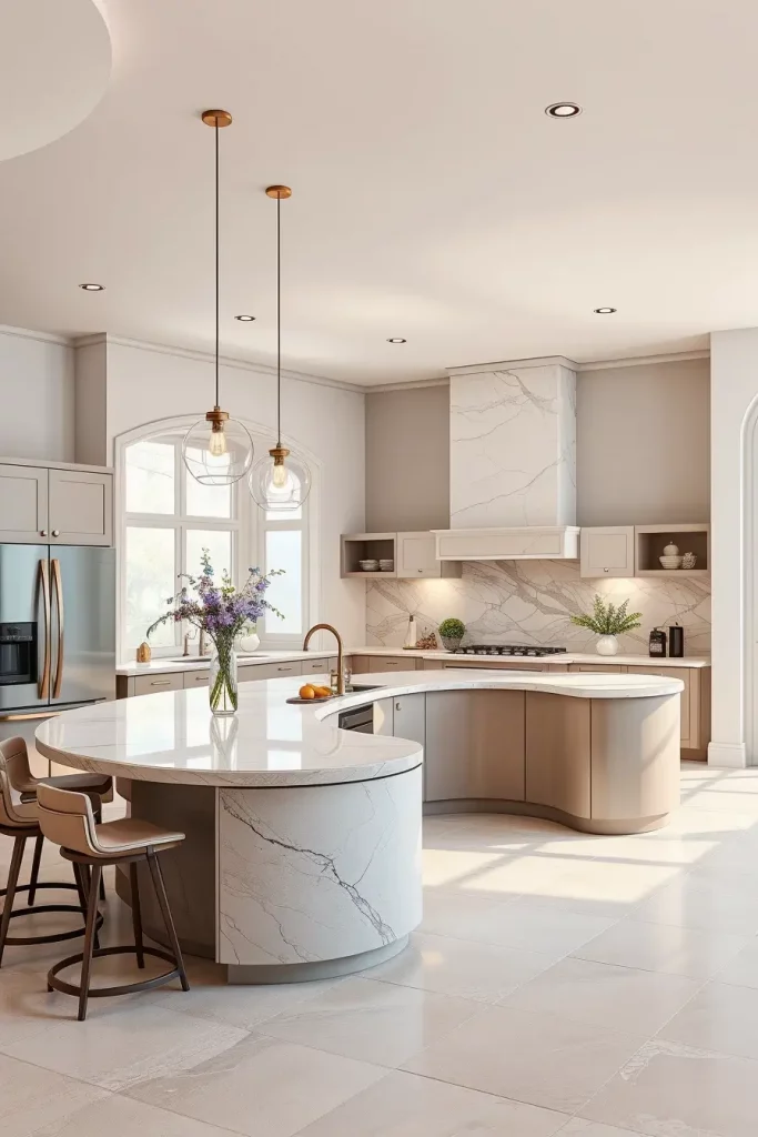 65 Open Kitchen Renovation Ideas 2026: Stylish Curved & Designer Open Kitchens