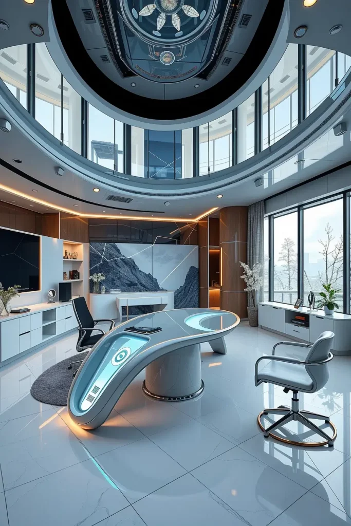 62 Home Office Desk Ideas 2026: Curved, Oval & Designer Desks for Modern Workspaces