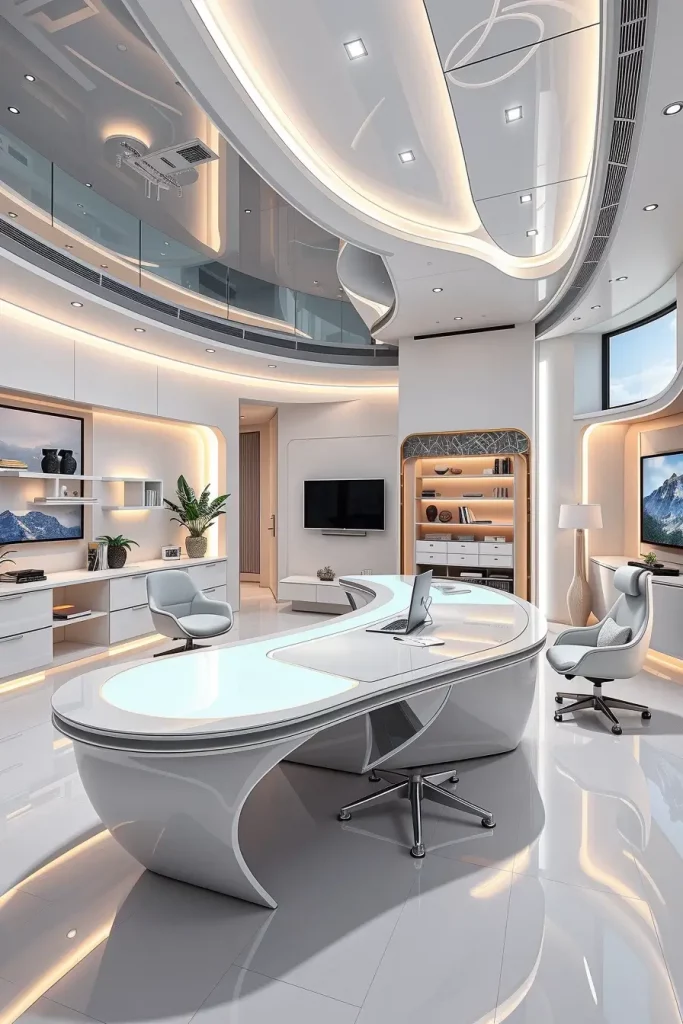 62 Home Office Desk Ideas 2026: Curved, Oval & Designer Desks for Modern Workspaces