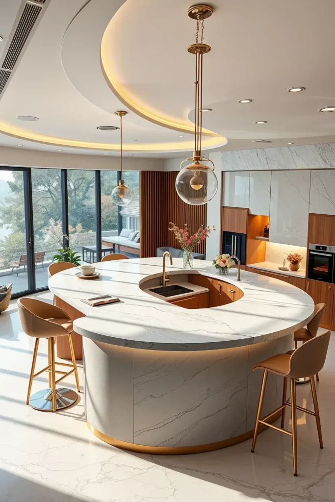 65 Open Kitchen Renovation Ideas 2026: Stylish Curved & Designer Open Kitchens