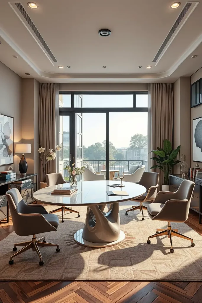 62 Home Office Desk Ideas 2026: Curved, Oval & Designer Desks for Modern Workspaces