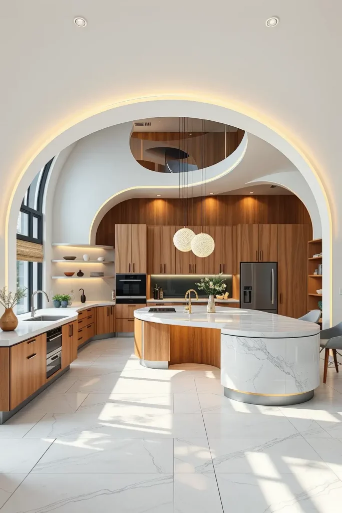 65 Open Kitchen Renovation Ideas 2026: Stylish Curved & Designer Open Kitchens